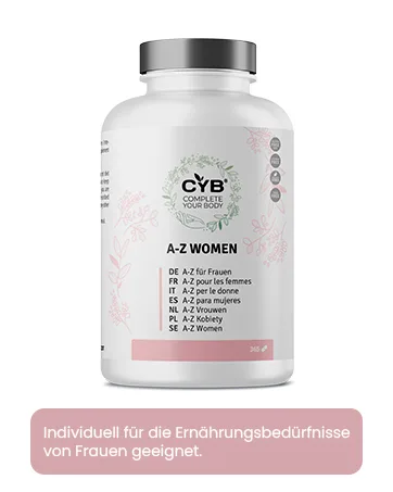 Multivitamin Tablets - Vitamins for Women - 365 Tablets 1 Year Supply - Laboratory Tested - Complete Your Body - CYB complete your body - elevate your life. vitamins minerals complex