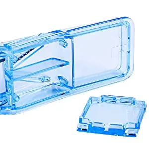 Opret Tablet Splitter for Large and Small Tablets For Tablet Vitamin Medicine Cutting into Half Quarters Blue - tablettenschneider
