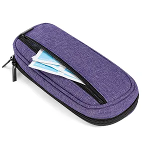 Luxja Insulin Cooler Bag for On the Go Insulin Bag for Insulin Pen and Diabetic Accessories (Bag Only) Purple Version 3 Purple - Insulintasche