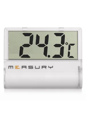 Measury Aquarium Thermometer Digital for Adhesive Aquarium Thermometer for Freshwater and Seawater TM11 - TM11
