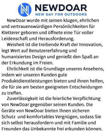 Newdoar climbing loop 16 mm nylon sling runner 22 KN 4840 LB climbing rope for climbing creating anchor systems abseiling equipment perfect for tree work 71inch/180cm/single unit black - Geschichte der Marke