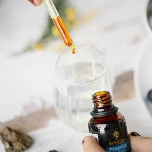 Bee & you propolis tincture drops extract water -soluble 10 % (30 ml) without alcohol liquid liquid standardized no additives also suitable for children and animals comparison winner 2022 % 10 propolis - propolis tinktur bio propolis tropfen propolis kinder bienenwachs immunsystem stärken kinder