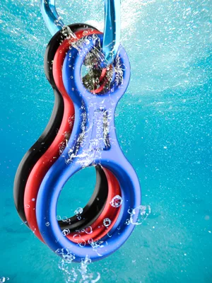 TRIWONDER 35kN 50kN abseiling device climbing 8 descender for rope diameter 8-13 mm 35kN Blue - product information 18