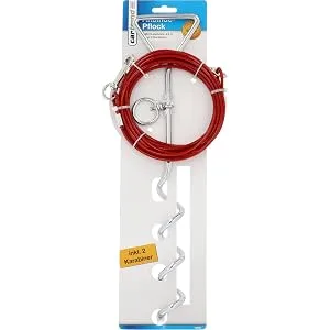 Cartrend Caravan 10195 Tie-down stake/mooring stake/mooring spiral/ground anchor/anchor for dog's walking leash for camping - 10195