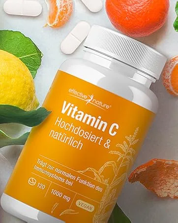 Pine bark extract highly dose - original pycnogenol - with vitamin C from the acerola cherry - 60 vegan capsules - enough for two months - vegan - Vitamine effective nature