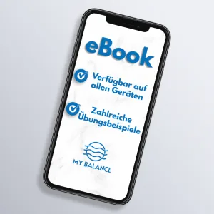 My balance high-quality trigger point massager i robust processed massage tab including silicone attachments & e-book i treat trigger points effectively blue - gleichgewicht therapiekreisel wackelbrett ebook pdf-anleitung