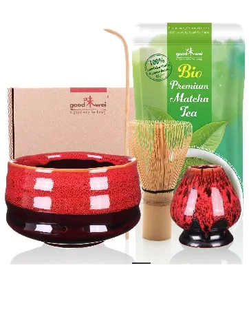 Goodwei Matcha Complete Set including Organic Matcha Tea (Kumo) - Matcha Set