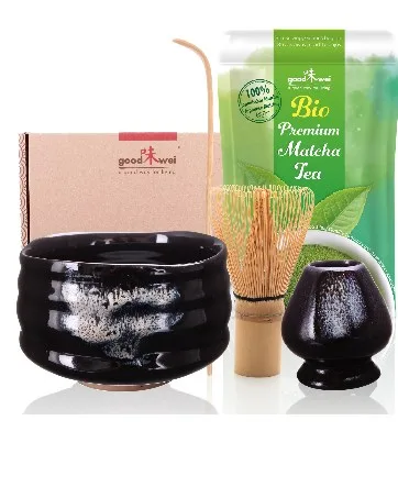 Goodwei Matcha Complete Set including Organic Matcha Tea (Kumo) - Matcha-Set