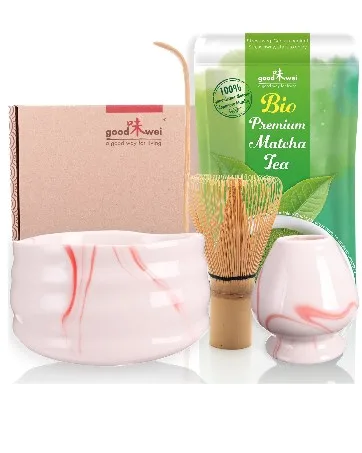 Goodwei Matcha Complete Set including Organic Matcha Tea (Kumo) - Matcha-Set