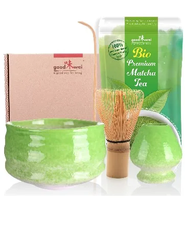 Goodwei Matcha Complete Set including Organic Matcha Tea (Kumo) - Matcha-Set