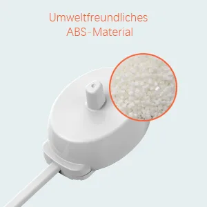 Replacement electrical toothbrush charger suitable for brown oral-b electrical toothbrush inductive loading base portable for oral-b charging station IP67 waterproof power cable environment model 3757 (white) - ABS-Material