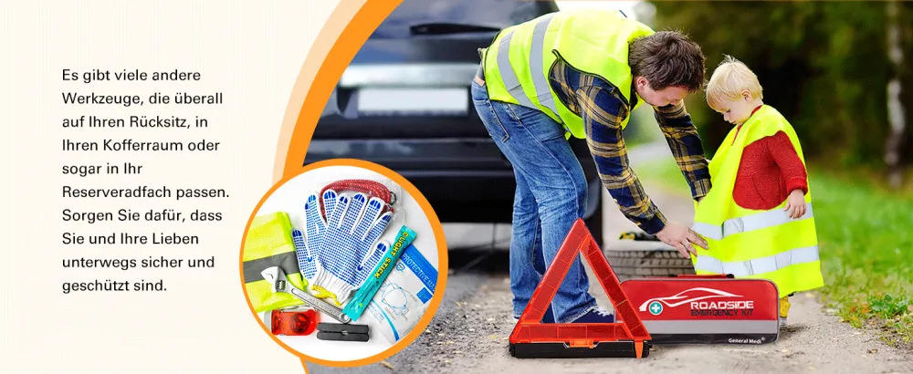 General Medi 127 in 1 Car Breakdown Kit First Aid Kit Vehicle Emergency Breakdown Assistance Set - Emergency First Aid - product information 15