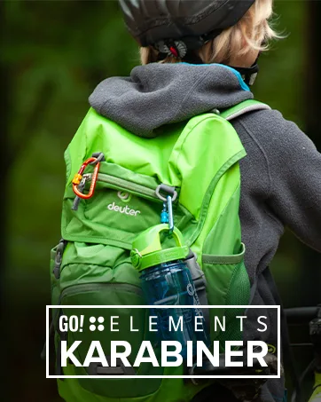 GO!elements Carabiner Keyring - Micro 6 - Mini snap hook small with screw cap MAGIC - Go!Elements Karabiner Image