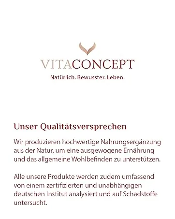 VITACOCONEPT I Glucosamine | 1000 mg high-dose extract per capsule | 100 capsules made of cellulose | vegan | made in Germany - Unser Qualitätsversprechen