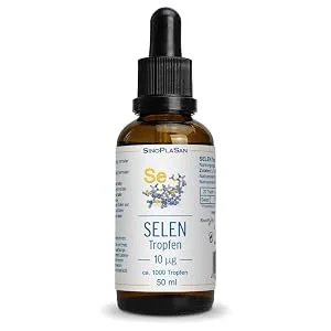 Selenium drops liquid 200 g 10 g per drop 200 g per daily dose VERY HIGH ABSORPTION CAPACITY vegan WITH ALL ANALYSES - selen, natriumselenit, sinoplasan