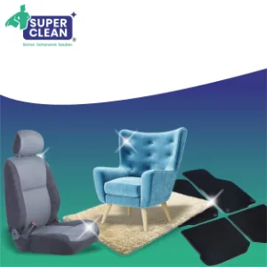 Super clean carpet deep clean upholstery clean concentrate for all types of upholstery carpet floors car seats sofa or couch content: 500 ml - Anwendungsbereich