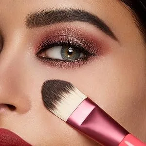 KIKO Milano Smart Concealer Brush 100 | Brush for concealer and eye shadow synthetic bristles - Smart Foundation Brush