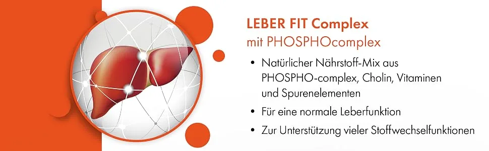 Botanicy Leber Fit Complex - Brand Raw Material Phosphocolex with Maria thistle Silymarin - supports liver function - High bioavailability vitamins and minerals - 60 capsules - Leber Fit