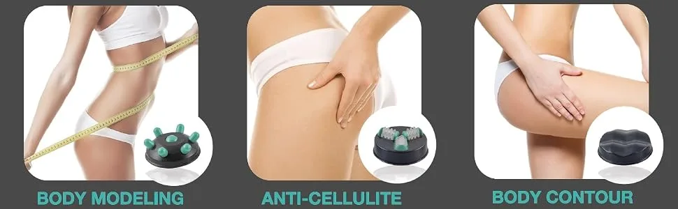 Beper-Massage device Woman 4 in 1 infrared massage triple circular effect tightening and formative adjustable strengths 4 anti-cellulite massage modi - beper
