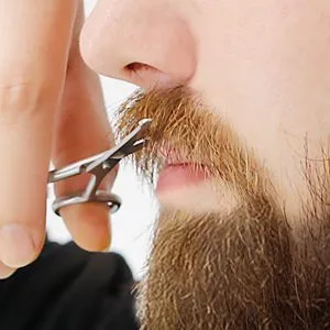 Beard scissors nose hair scissors with micro serration 10.5 cm with rounded ends - product information 9