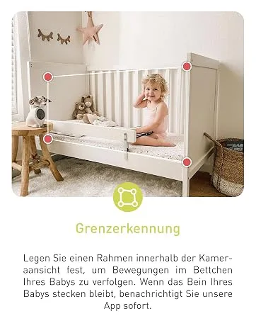 Lollipop Intelligent Air Quality Monitor Sensor (Gray) Baby Monitor - Grenzerkennung