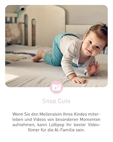 Lollipop Intelligent Air Quality Monitor Sensor (Gray) Baby Monitor - Snap cute