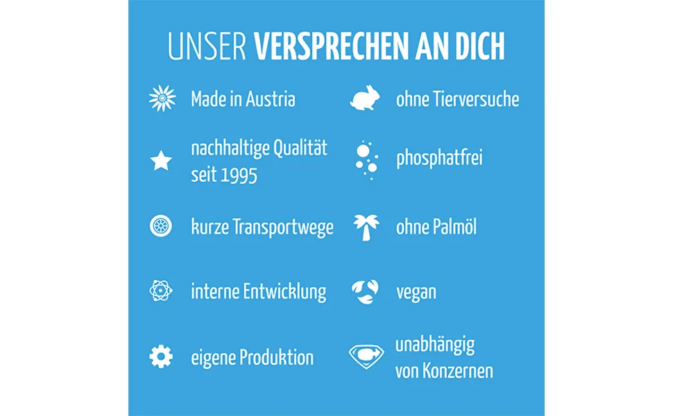 Claro ko pluser 3 x 500ml - Unternehmensversprechen