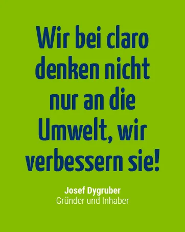 Claro ko pluser 3 x 500ml - Wir bei claro denken nicht nur an die Umwelt, wir verbessern sie!