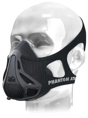 Phantom Athletics Training Mask - Endurance Training for More Performance in Sports Black L - Phantom Athletics Trainingsmaske Training Mask Trainings-Maske Ausdauer laufen Kondition Fußball MMA