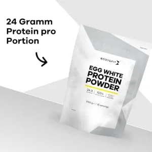 Body & Fit Egg White Protein Powder - Natural Egg White Powder - 1kg - Eiklar Pulver