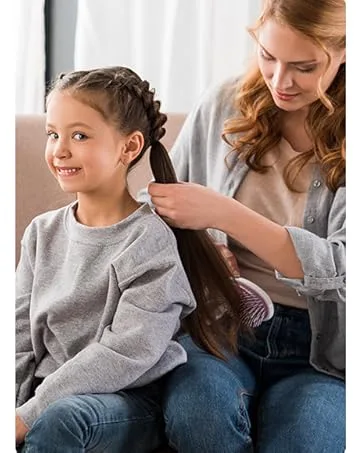 Neverland Hairdressing Head Real Hair Practice Head Hairdressing Head Training Heads for Children (30 Brown) - product information 3
