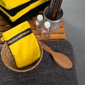 Borussia Dortmund BVB WASHING GLOVE One Size - BVB-WASCHHANDSCHUH (GELB)