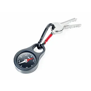 Troika compass guide - COS10/BK - key holder with compass and carabiner - black - PVC/acrylic/silicone - aluminum - The original - product information 6