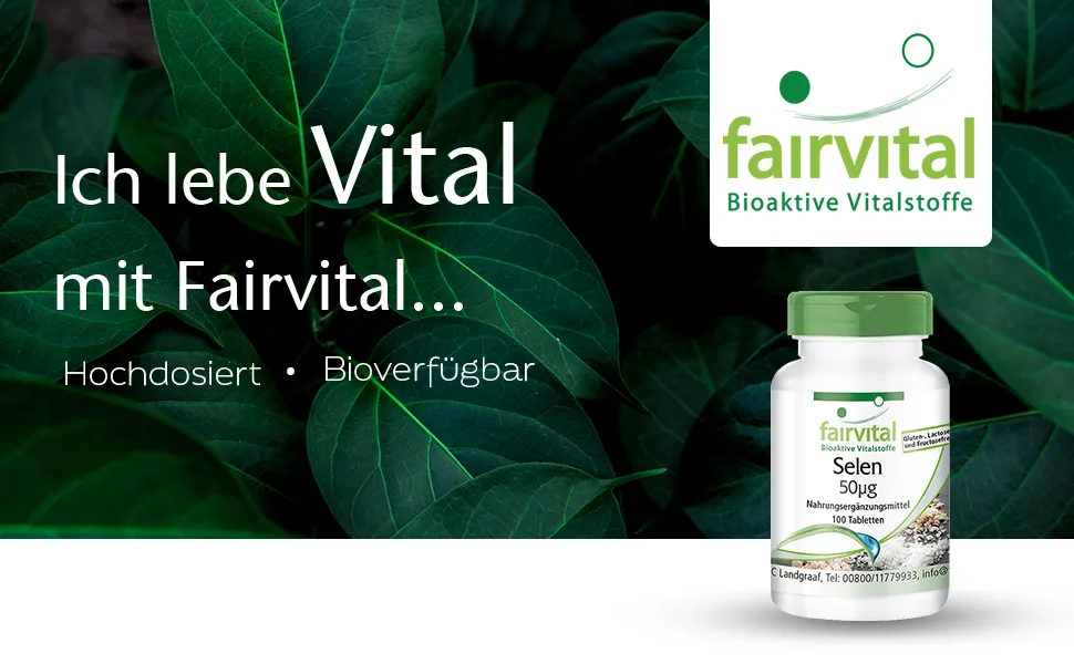 Fairvital | Selenium 50mcg from selenium yeast - HIGH DOSE - VEGAN - 100 tablets - product information 11