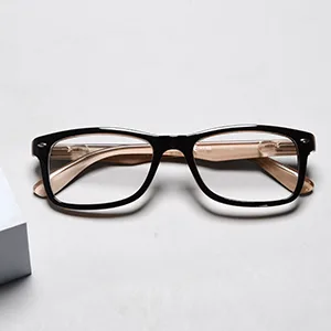 Eyekepper Readers Spring Hinges Quality Classic Vintage Style Reading Glasses Black-Brown +1.5 Clear Lens - Black Brown 1.5 x - Spring Hinges Quality Classic Vintage Style Reading Glasses