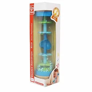 Hape Rainmaker | Mini Wooden Rattle Musical Toy Red - Packaging