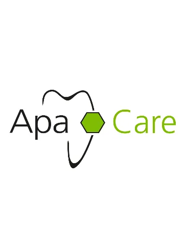 Apa Care toothpaste with liquid enamel | Builds up smoothes and whitens tooth enamel | For sensitive teeth | 3 x 75 ml - Logo ApaCare