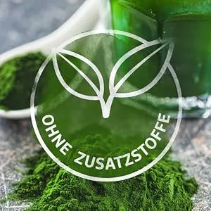 Organic Chlorella Powder - 250 g - 100% organic chlorella from controlled cultivation - No additives - Enough for approx. 30 days - Ohne Zusatzstoffe