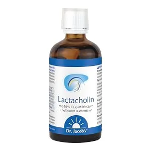 Dr. Jacob's Lactacholin 100 ml I for metabolism liver and nerve function I with choline citrate I without sugar I 66 servings - lactacholin