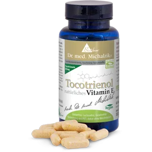 Tocotrienol Natural vitamin E Dr.med.Michalzik - Tocotrienol 110 mg + gamma -toc. 52.5 mg + Delta-toc. 16 mg - without additives - from Biotikon  - Tocotrienol
