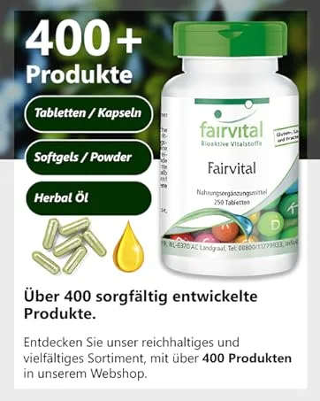 Fairvital | Copper tablets 2mg - HIGH DOSE - dietary supplement made from copper bisglycinate - vegan - 100 tablets - 400+ Produkte