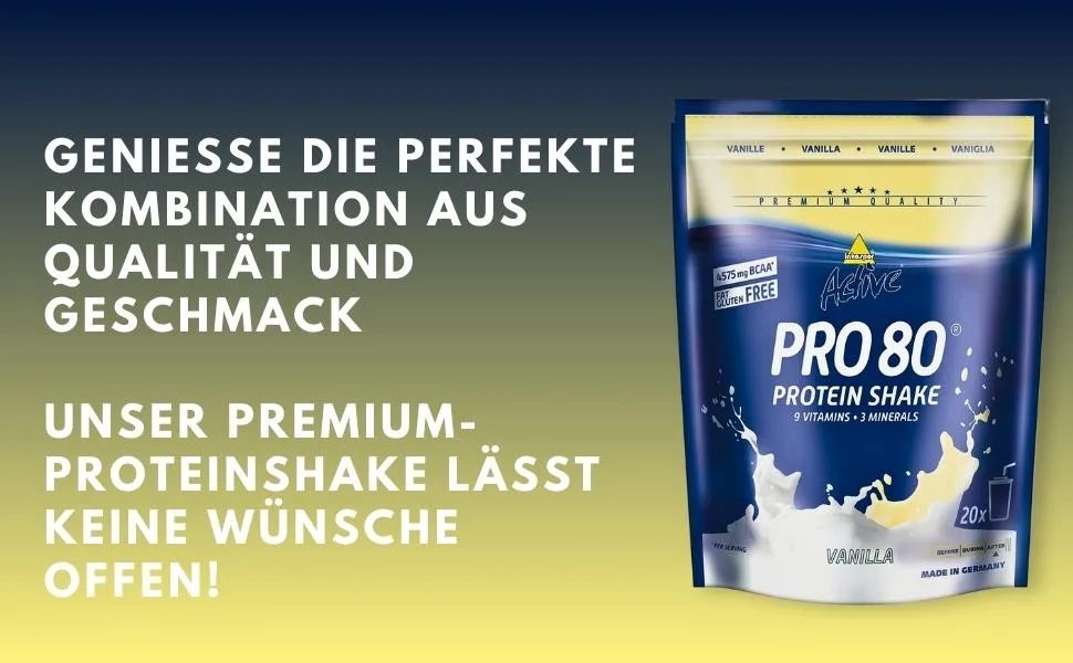 inkospor Active Pro 80 Protein Shake Vanilla 500 g Bag - product information 31