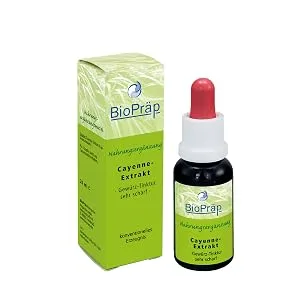 BioPr p Cayenne extract with 500 000 Scoville per drop | 20 ml | vegan | produced in Germany | certified production - Cayenne Extrakt