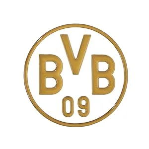 Borussia Dortmund BVB 09 BVB sticker (transparent silver one size - Aufkleber gold