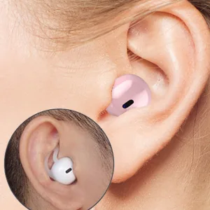 eleror Invisible Wireless Blue tooth Earbuds - Ivory - secure fit