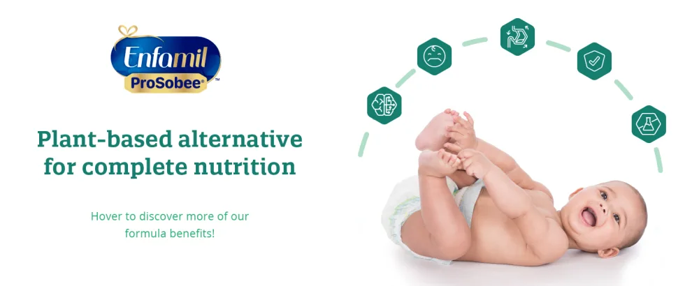 Enfamil ProSobee Soy-Based for Sensitive Tummies Plant-Based Lactose-Free Infant Formula - 1.3 Lbs - hotspots