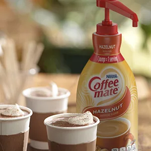 Nestle Coffee mate Coffee Creamer Hazelnut, Concentrated Liquid Pump Bottle - 50.7 Fl. Oz - Pack of 2 - hazelnut pump