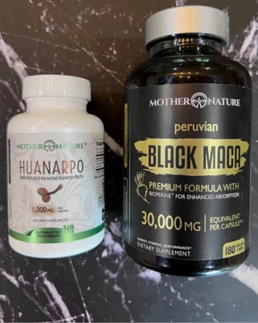 Mother Nature Organic Black Maca Root 50-1 Extract 37500mg Organic Peruvian Maca Peruana Supplement for Men - 180 Capsules - product information 16