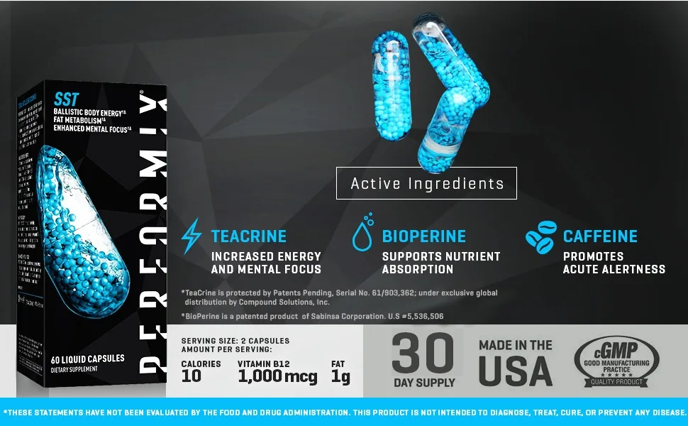 PERFORMIX SST Thermogenic Supplement - Original - 60 Capsules - preworkout energy supplements metabolim booster capsules for women and men workout alertness
