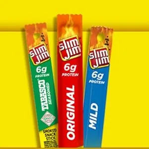 Slim Jim Snack Sized Smoked Meat Stick - Original - Keto Friendly Snack Stick - 46 Count - product information 6